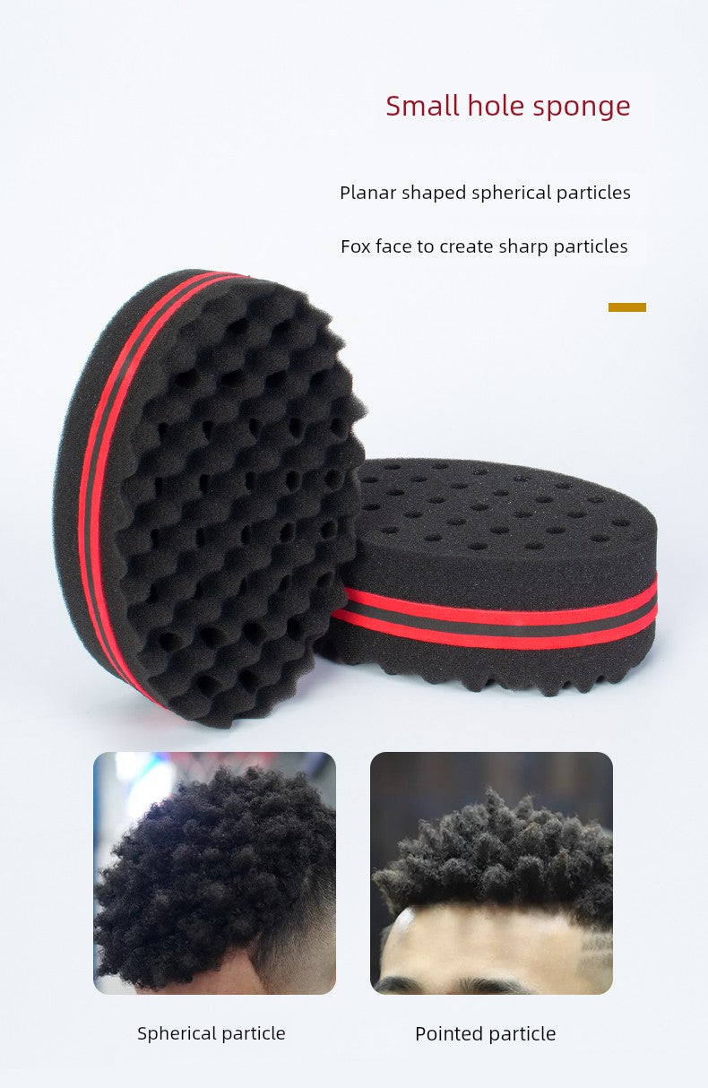 Black Hot Sponge Care Tool Comb Hair Shovel Curly Hair Rub Head Wipe Hair Barber Shop Supplies Small Particles