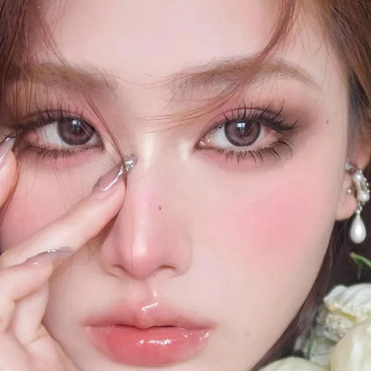 Brown Matte Mascara Makeup Ultra-Fine Brush Lengthens Eyelashes Waterproof Fast Dry Black Natural Curling Mascara Comestics