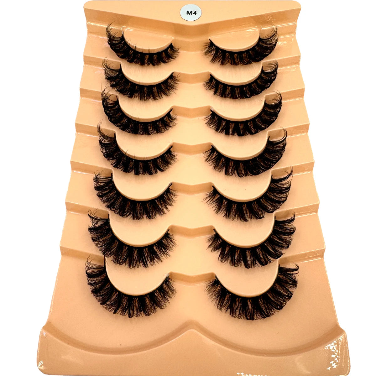 7 Pairs Russian Strip Lashes DD Curl Lashes Pack Fluffy False Lashes russian Lashes Pack Fluffy False Lashes russian extensions