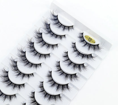 10 pairs Lashes Fluffy Soft Russian volumes Mink Lashes 3D Mink Eyelashes Lashes Reusable Fluffy False Lashes russian extensions