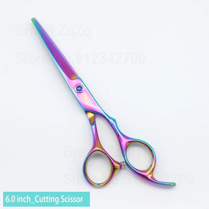 ZqZq Hairdressing Scissors 6 Inch Hair Scissors Professional Barber Scissors Cutting Thinning Styling Tool Hairdressing Shear