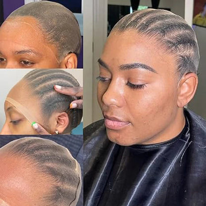 2/8/20Pcs HD Wig Caps High Quality Transparent HD Hair Nets Weave Nylon Stretchy Lace Front Wig Cap for Women Men Light Brown