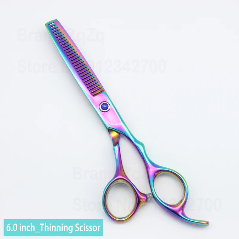 ZqZq Hairdressing Scissors 6 Inch Hair Scissors Professional Barber Scissors Cutting Thinning Styling Tool Hairdressing Shear