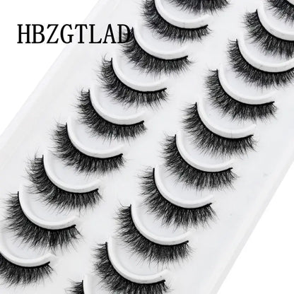 10 pairs Lashes Fluffy Soft Russian volumes Mink Lashes 3D Mink Eyelashes Lashes Reusable Fluffy False Lashes russian extensions