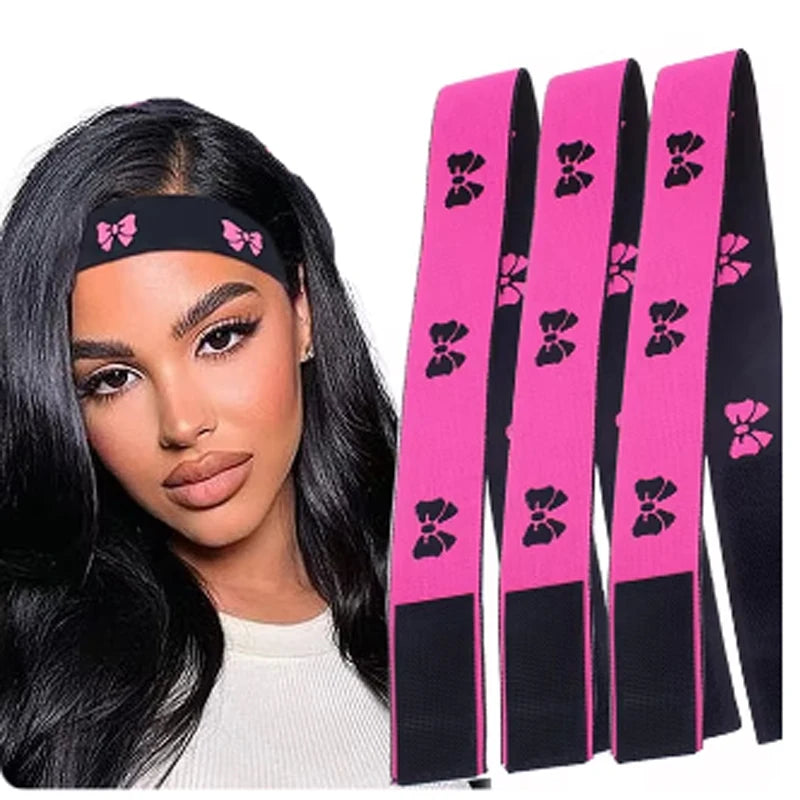H&STAR Wig Wig Band For Edges Melt Band For  Wigs Adjustable Magic Sticker Edge  Band  Width Elastic Band for Hair Edges