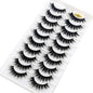 10 pairs Lashes Fluffy Soft Russian volumes Mink Lashes 3D Mink Eyelashes Lashes Reusable Fluffy False Lashes russian extensions