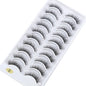 10 pairs Lashes Fluffy Soft Russian volumes Mink Lashes 3D Mink Eyelashes Lashes Reusable Fluffy False Lashes russian extensions