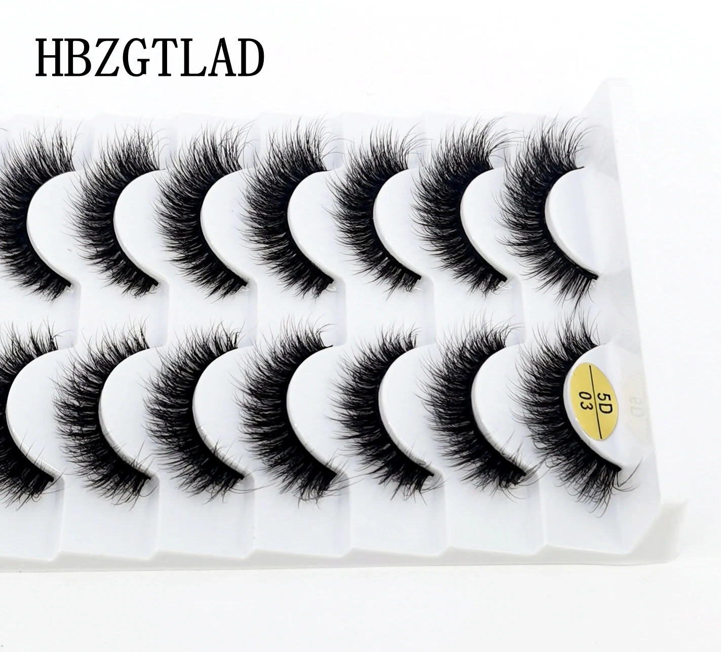 10 pairs Lashes Fluffy Soft Russian volumes Mink Lashes 3D Mink Eyelashes Lashes Reusable Fluffy False Lashes russian extensions
