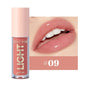 12-Color Lip Gloss Waterproof Long-lasting Moisturizing Lipstick Mirror Nude Lip Gloss Plain Lip Gloss Oil