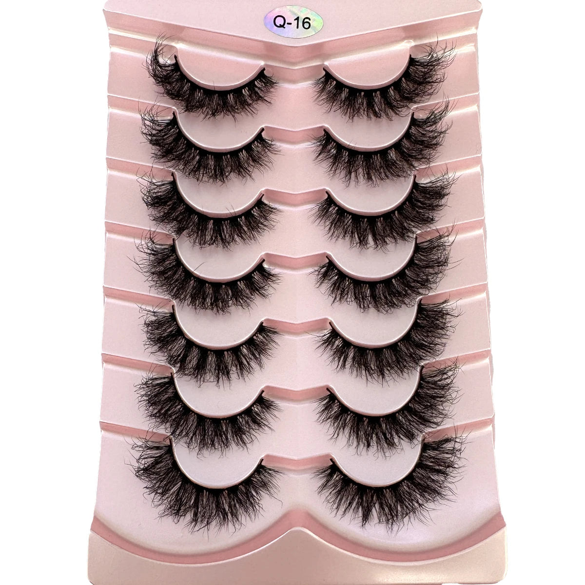 New 7 Pairs Mink Lashes Natural Look False Eyelashes Wispy Cat Eye Lashes Fluffy 3D Mink Lashes Natural Fake Lashes Strip Lashes