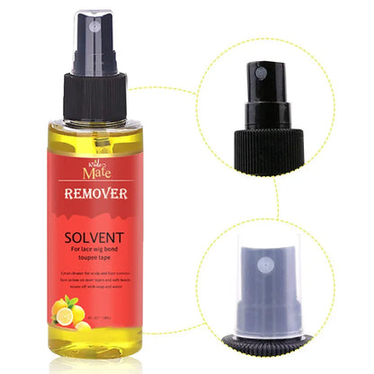 4FL OZ(118ml) Lace Glue Remover Spray Fact Acting Wig Adhesive Remover Spray For Tape Solvent Spray Remover for Lace Wigs Toupee