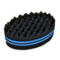New Double-Sided Magic Twisted Hairbrush Sponge Fashion Styling Oval Dual Use Perforated Curly Sponge Wave Roll Washable Tool