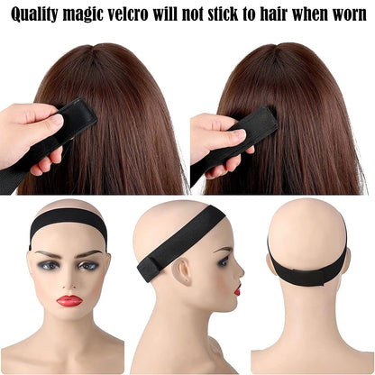 4PCS/Lot Wig Glue for Lace Waterproof Lace Glue Adhesive Strong Hold Hair Edge Control Melt Band Hair Brush Wig Installation Kit