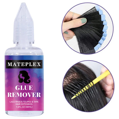 4PCS/Lot Wig Glue for Lace Waterproof Lace Glue Adhesive Strong Hold Hair Edge Control Melt Band Hair Brush Wig Installation Kit
