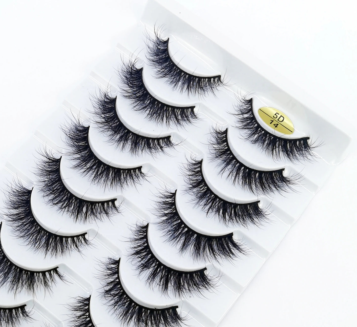 10 pairs Lashes Fluffy Soft Russian volumes Mink Lashes 3D Mink Eyelashes Lashes Reusable Fluffy False Lashes russian extensions