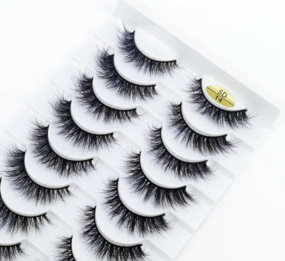 10 pairs Lashes Fluffy Soft Russian volumes Mink Lashes 3D Mink Eyelashes Lashes Reusable Fluffy False Lashes russian extensions