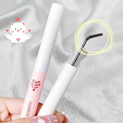 Brown Matte Mascara Makeup Ultra-Fine Brush Lengthens Eyelashes Waterproof Fast Dry Black Natural Curling Mascara Comestics