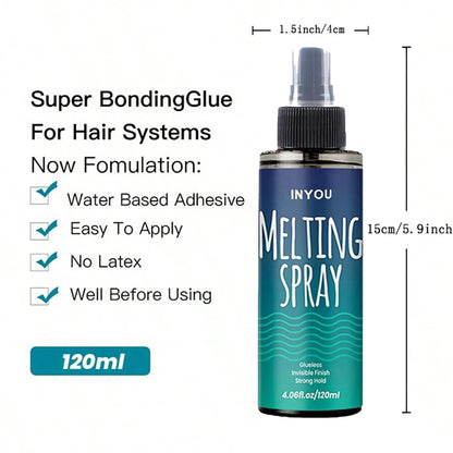 4PCS Wig Glue Spray for Front Lace Wig Lace Melting Spray And Lace Bond Spray Wig Glue Spray hair Lace Glue Kit Wig Kit