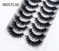 10 pairs Lashes Fluffy Soft Russian volumes Mink Lashes 3D Mink Eyelashes Lashes Reusable Fluffy False Lashes russian extensions
