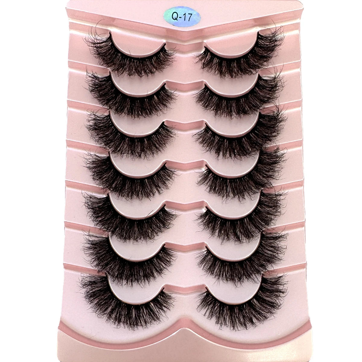 New 7 Pairs Mink Lashes Natural Look False Eyelashes Wispy Cat Eye Lashes Fluffy 3D Mink Lashes Natural Fake Lashes Strip Lashes