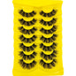 7 Pairs Russian Strip Lashes DD Curl Lashes Pack Fluffy False Lashes russian Lashes Pack Fluffy False Lashes russian extensions