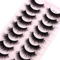 10 pairs Lashes Fluffy Soft Russian volumes Mink Lashes 3D Mink Eyelashes Lashes Reusable Fluffy False Lashes russian extensions