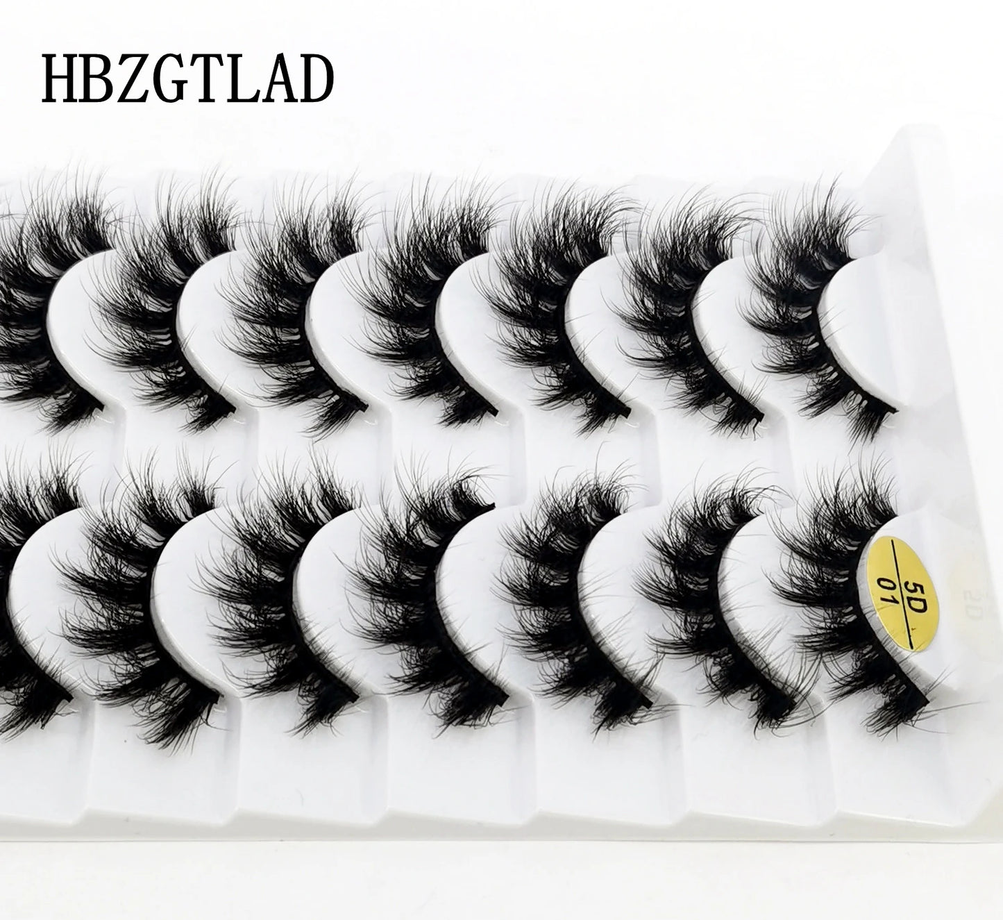 10 pairs Lashes Fluffy Soft Russian volumes Mink Lashes 3D Mink Eyelashes Lashes Reusable Fluffy False Lashes russian extensions