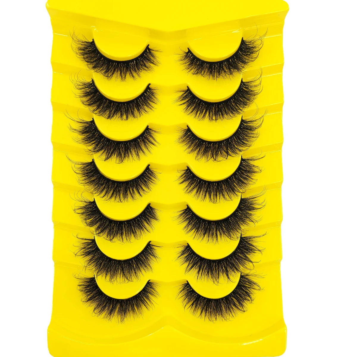 7 Pairs Russian Strip Lashes DD Curl Lashes Pack Fluffy False Lashes russian Lashes Pack Fluffy False Lashes russian extensions