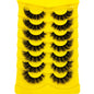7 Pairs Russian Strip Lashes DD Curl Lashes Pack Fluffy False Lashes russian Lashes Pack Fluffy False Lashes russian extensions