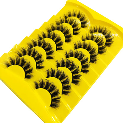 7 Pairs Russian Strip Lashes DD Curl Lashes Pack Fluffy False Lashes russian Lashes Pack Fluffy False Lashes russian extensions