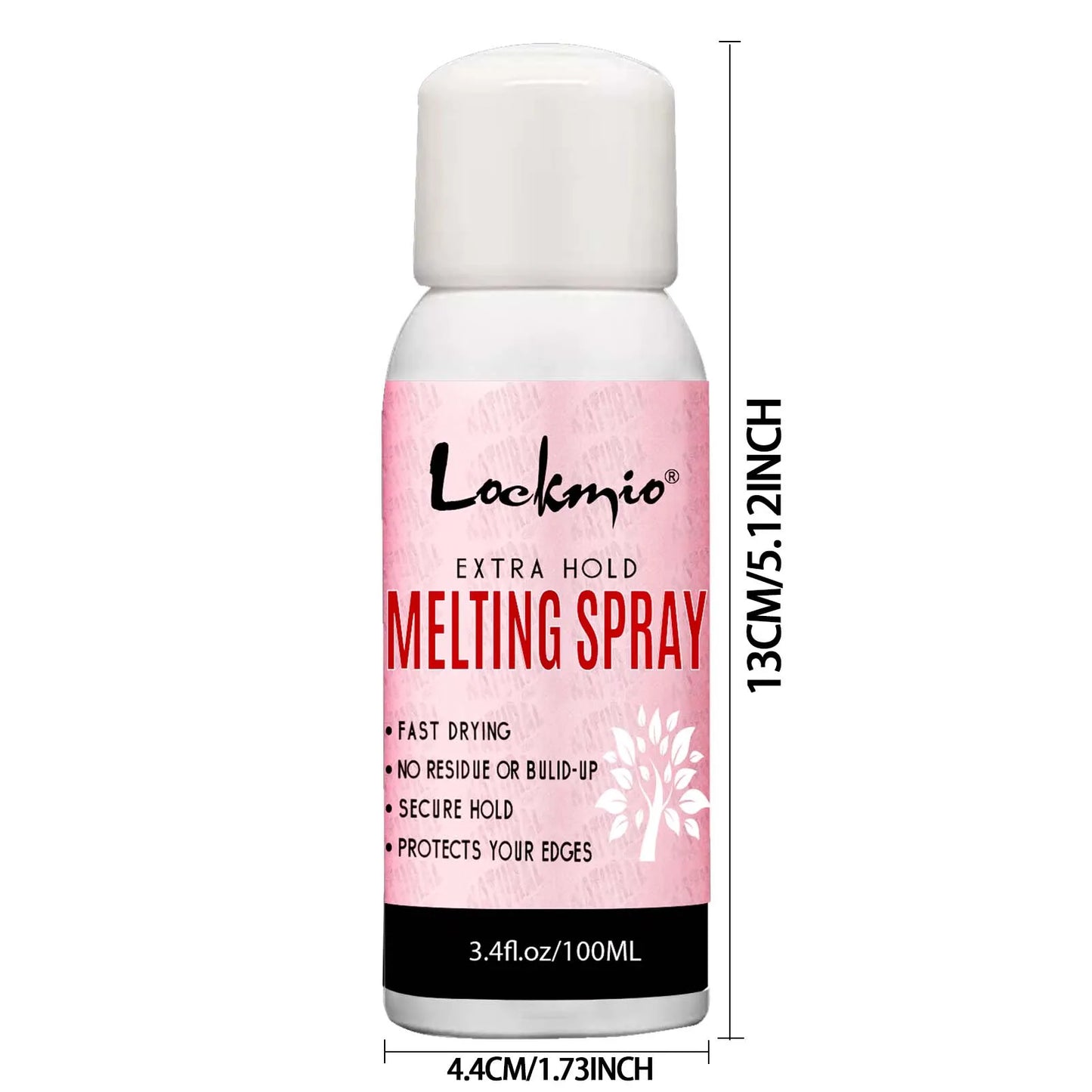 LOCKMIO Melting Spray Glue Adhesive Remover Edge Control Wax Stick Band Brush Hair Extension Kit For Lace Wig