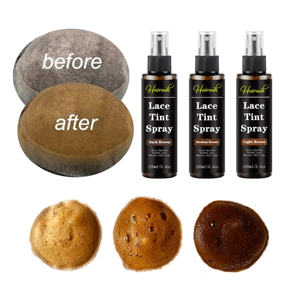 Lace Glue Waterproof For Lace Front Wig + Plant Glue Remover + Hair Wax Stick + Lace Tint Spray