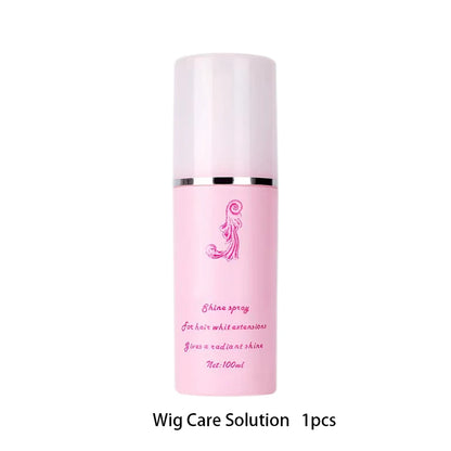 Plussign 100Ml Top Wig Care Solution Spray Anti Frizz Hair Protection For Synthetic Human Hair Conditioner Smooth Oil For Wigs