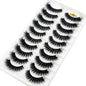 10 pairs Lashes Fluffy Soft Russian volumes Mink Lashes 3D Mink Eyelashes Lashes Reusable Fluffy False Lashes russian extensions