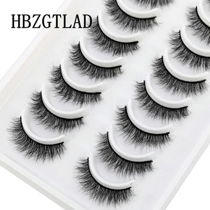 10 pairs Lashes Fluffy Soft Russian volumes Mink Lashes 3D Mink Eyelashes Lashes Reusable Fluffy False Lashes russian extensions