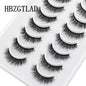 10 pairs Lashes Fluffy Soft Russian volumes Mink Lashes 3D Mink Eyelashes Lashes Reusable Fluffy False Lashes russian extensions