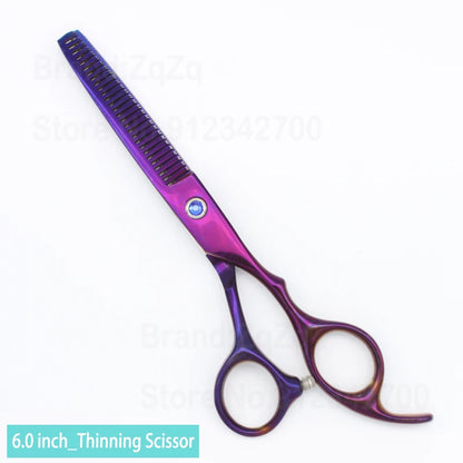 ZqZq Hairdressing Scissors 6 Inch Hair Scissors Professional Barber Scissors Cutting Thinning Styling Tool Hairdressing Shear