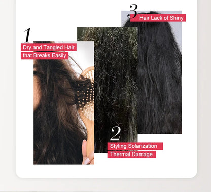 PURC Coconut Oil Hair Mask Repair Damaged Frizz Smoothing Nourishing Keratin Hair Treatments Masks Hair Care Products