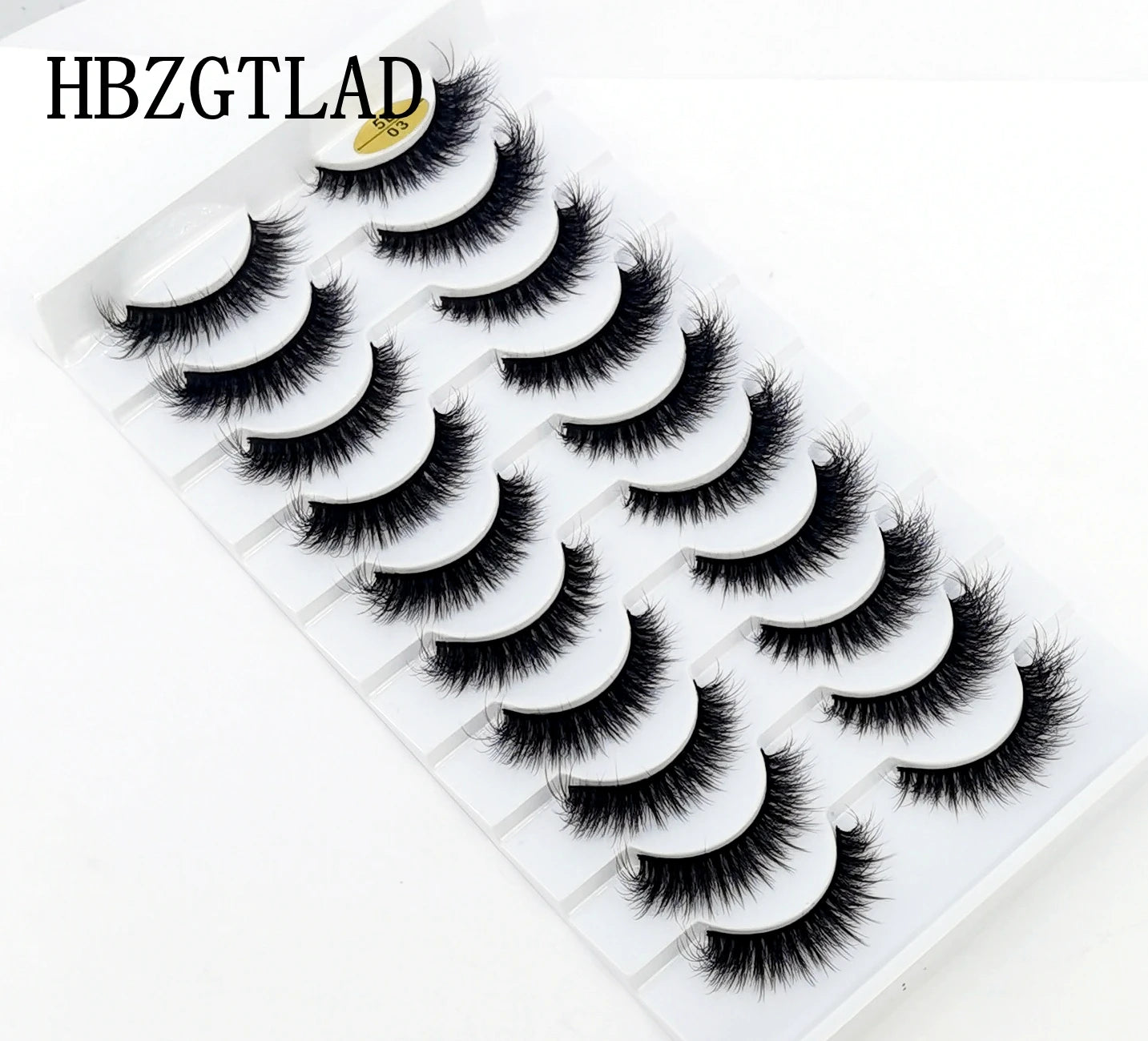 10 pairs Lashes Fluffy Soft Russian volumes Mink Lashes 3D Mink Eyelashes Lashes Reusable Fluffy False Lashes russian extensions