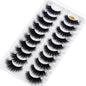 10 pairs Lashes Fluffy Soft Russian volumes Mink Lashes 3D Mink Eyelashes Lashes Reusable Fluffy False Lashes russian extensions