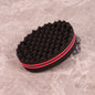 1pcs double-sided magic twist brush sponge hair salon styling oval dual-use perforated curly hair sponge wave hair tool