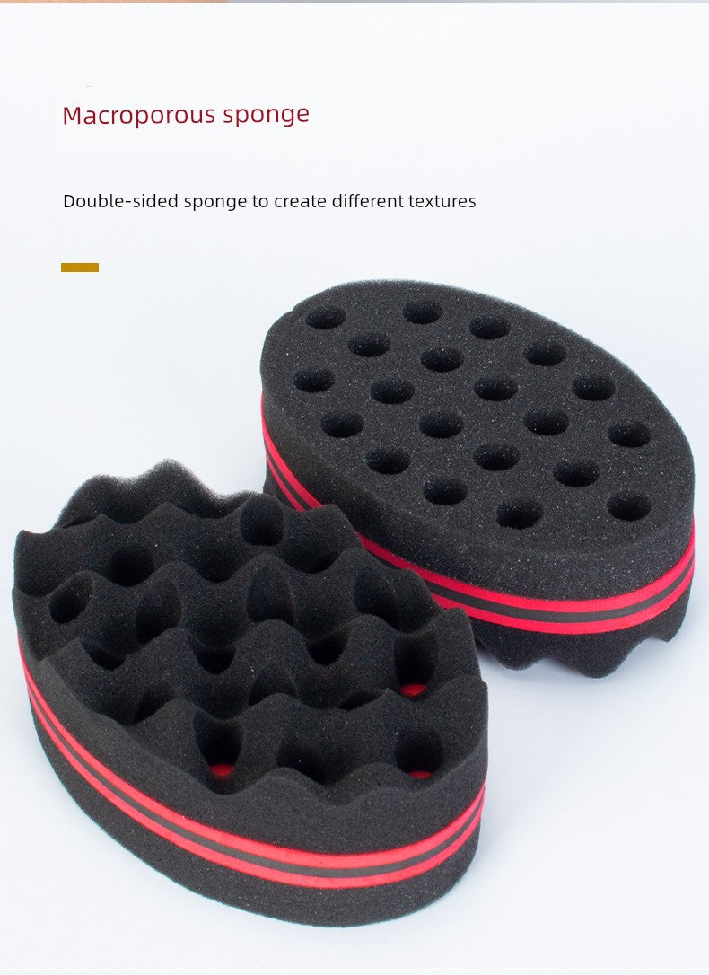 Black Hot Sponge Care Tool Comb Hair Shovel Curly Hair Rub Head Wipe Hair Barber Shop Supplies Small Particles