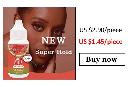 4PCS/Lot Wig Glue for Lace Waterproof Lace Glue Adhesive Strong Hold Hair Edge Control Melt Band Hair Brush Wig Installation Kit