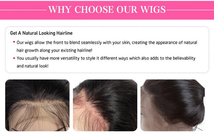 200% Body Wave Wig Burgundy 99J Lace Front Wig 13x4 13x6 HD Lace Frontal Wig Human Hair Pre Plucked 99j Red Colored Wig