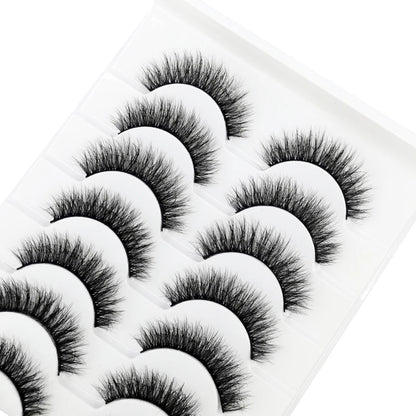 10 pairs Lashes Fluffy Soft Russian volumes Mink Lashes 3D Mink Eyelashes Lashes Reusable Fluffy False Lashes russian extensions
