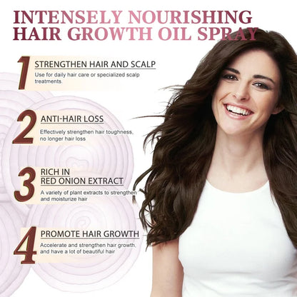 Fast Hair Growth Serum Spray Regrowth Hair Anti Hair Loss Repair Hair Nourish Root Scalp Treatment Essence Hair Care Products