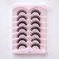 Mink Lashes Natural Look False Eyelashes Wispy Cat Eye Lashes Fluffy 3D Mink Lashes Natural Fake Lashes Strip Lashes Pack 7Pairs