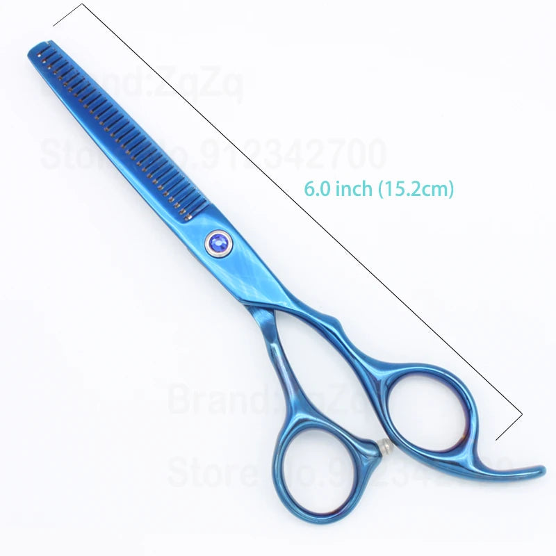 ZqZq Hairdressing Scissors 6 Inch Hair Scissors Professional Barber Scissors Cutting Thinning Styling Tool Hairdressing Shear