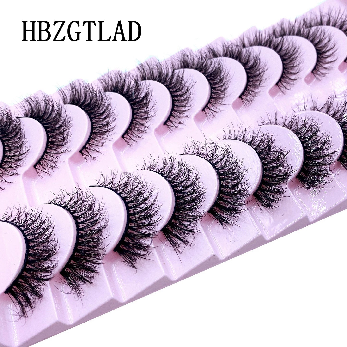 10 pairs Lashes Fluffy Soft Russian volumes Mink Lashes 3D Mink Eyelashes Lashes Reusable Fluffy False Lashes russian extensions