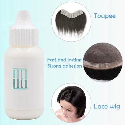 Wig Glue Waterproof Front Lace Wig Glue Private Label Strong Hold Lace Glue Wig Accessories for Frontal Closure Toupee 38ml